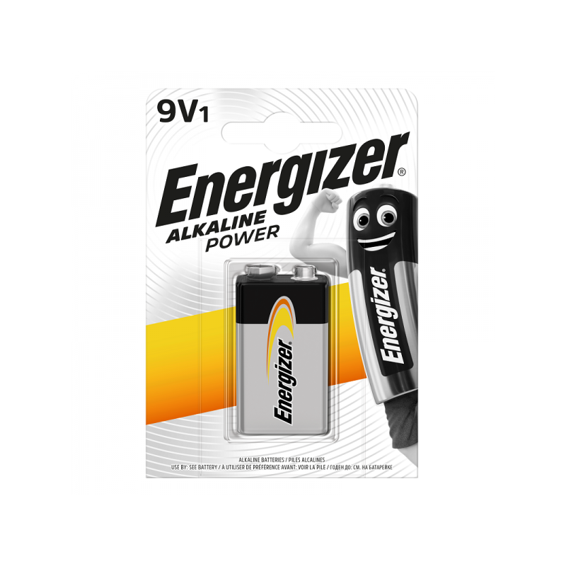 Energizer 522 6LR61 9V Power alk.battery @