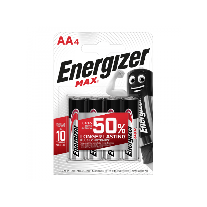 Buy Energizer alkaline power LR6/AA Battery 4 Units