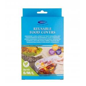 Smile food covers 30pcs, different sizes S; M; L