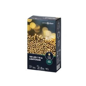 Prime Light valguskett 100LED, 10m, soe valge