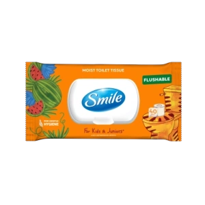 Smile wet toilet paper for kids 40pcs