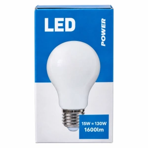 LED lamp dekoratiiv 15W 1600lm E27 25 000h 2700K, Power