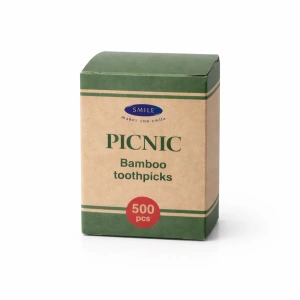 Smile, Hammastikut pyöreässä PS rasiassa, 500kpl