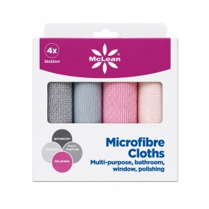 McLean, Mikrokuituliinat multipack, 32x32cm, 4kpl