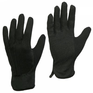 McLean Cotton gloves with PVC mini dotted palm, black XL