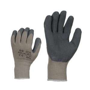 McLean Cotton gloves covered with latex, lining, M