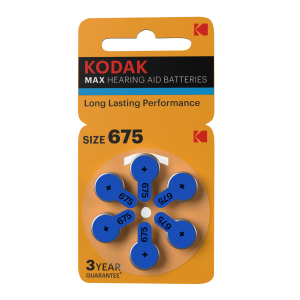 Аккумулятор для слуховых аппаратов Kodak P675, 6шт.