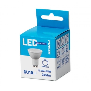  LED лампа GU10 5,5W 345lm 120⁰ диммируемый