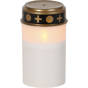 LED Grave candle 12cm, 1pcs