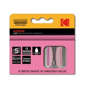 Kodak LADY 5 Premium Razor cartridges 3pcs