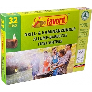 Ecological pressed wooden firelighter cubes 32pcs