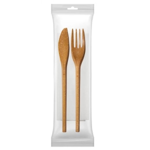 Elise cutlery set WPC - fork, knife, napkin
