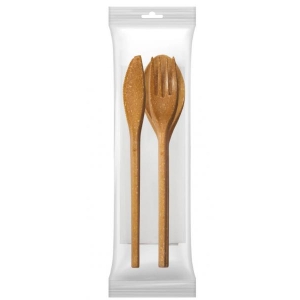 Elise söögitarvikute komplekt WPC - kahvel, nuga, lusikas, salvrätik