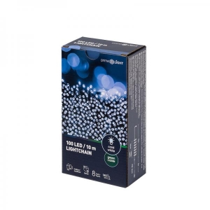 Valoketju 100 LED, 10m + 5m kaapeli