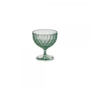 Magustoidupokaal 350ml plastik roheline