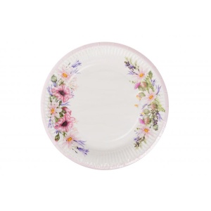 Kartonkilautaset 23cm, 10kpl Kesäkukat