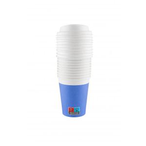 Smile Paper cups with lid, 240ml, 10pcs, Coffee