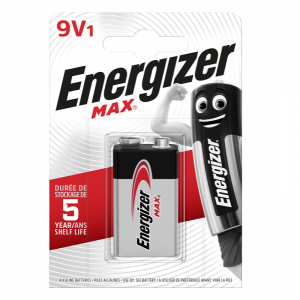 Energizer Щелочная батарейка 522 6LR61 9V Max