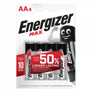 Energizer, AA (LR6) Max Power Seal, alkaliparisto, 4kpl