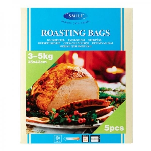 Smile roasting bags 35 x 43 cm, 5 pcs