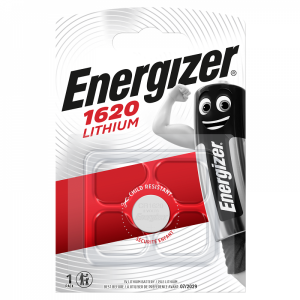 Energizer CR1620 lithium battery, 3,0V