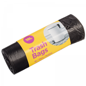 McLean Plastic garbage bags (black) HD 18l, 20 pcs/roll