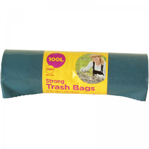 McLean-Home strong trash bags 100L, 5 pcs/roll