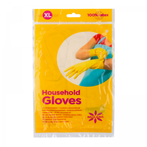 McLean-Home Резиновые перчатки, мягкая хлопчатобумажная подкладка , 1шт, XL
