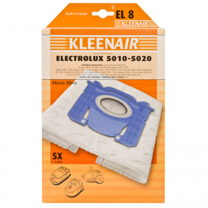 Kleenair, Electrolux Clario, 73506 pölypussi, 5 kpl. EL 8
