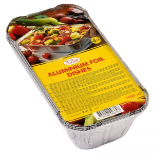 Elise aluminium foil dishes 1,5 L, 4 pcs