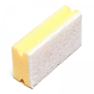 McLean-Prof. Scouring sponge 15 cm with white abrasive, 1 pcs