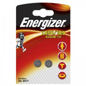 Energizer, LR54/189, 1,5V, alkaliparisto, 2kpl
