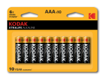 Kodak XTRALIFE alkaline AA battery, 10pcs