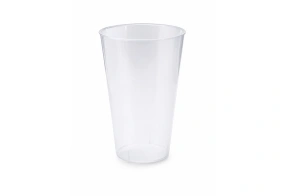 Korduvkasutatav joogitops 0,5L, plastik 20x masinpestav