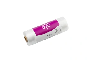 HDPE T-shirt bags 7kg, 200pcs/roll