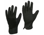McLean Cotton gloves with PVC mini dotted palm, black L