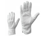 McLean Cotton gloves with PVC mini dotted palm, white M
