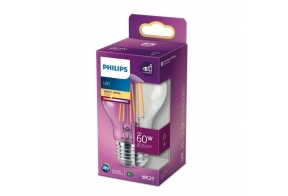 Philips LED lamp A60 4W E27 470lm 827 15000h filament