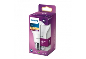 Philips LED-lamppu A60 5,5W E27 470lm 827 15000h matta 