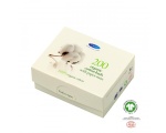 Smile organic cotton buds in box, 200 pcs (GOTS)