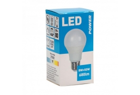 LED lamp GU10 5,5W, 345lm 120⁰ 3000K 15000h dimmitav, Power