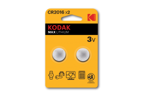 Kodak Max liitium CR1616, 2tk