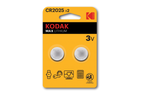 Kodak Max liitium CR2025, 2tk