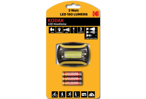 Kodak 9-LED taskulamp+ 3 AAA, must