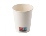 Smile Paper cups 240ml, white, 10 pcs