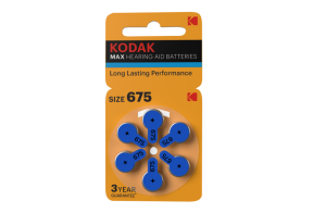 Kodak hearing aid P312 battery (6 pcs)