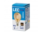 Filament LED bulb GLS 806LM E27, antique gold, Power 