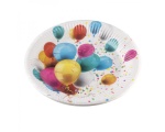 Paper plates 23cm, 10pcs, Balloons