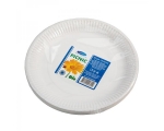 Smile Deep paper plates 16x19cm, Kraft, bio-coated 12 pcs