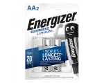 Energizer L91 AA Ultimate lithium battery, 2 pcs/bl